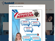 Tablet Screenshot of institutohumboldt.com.br